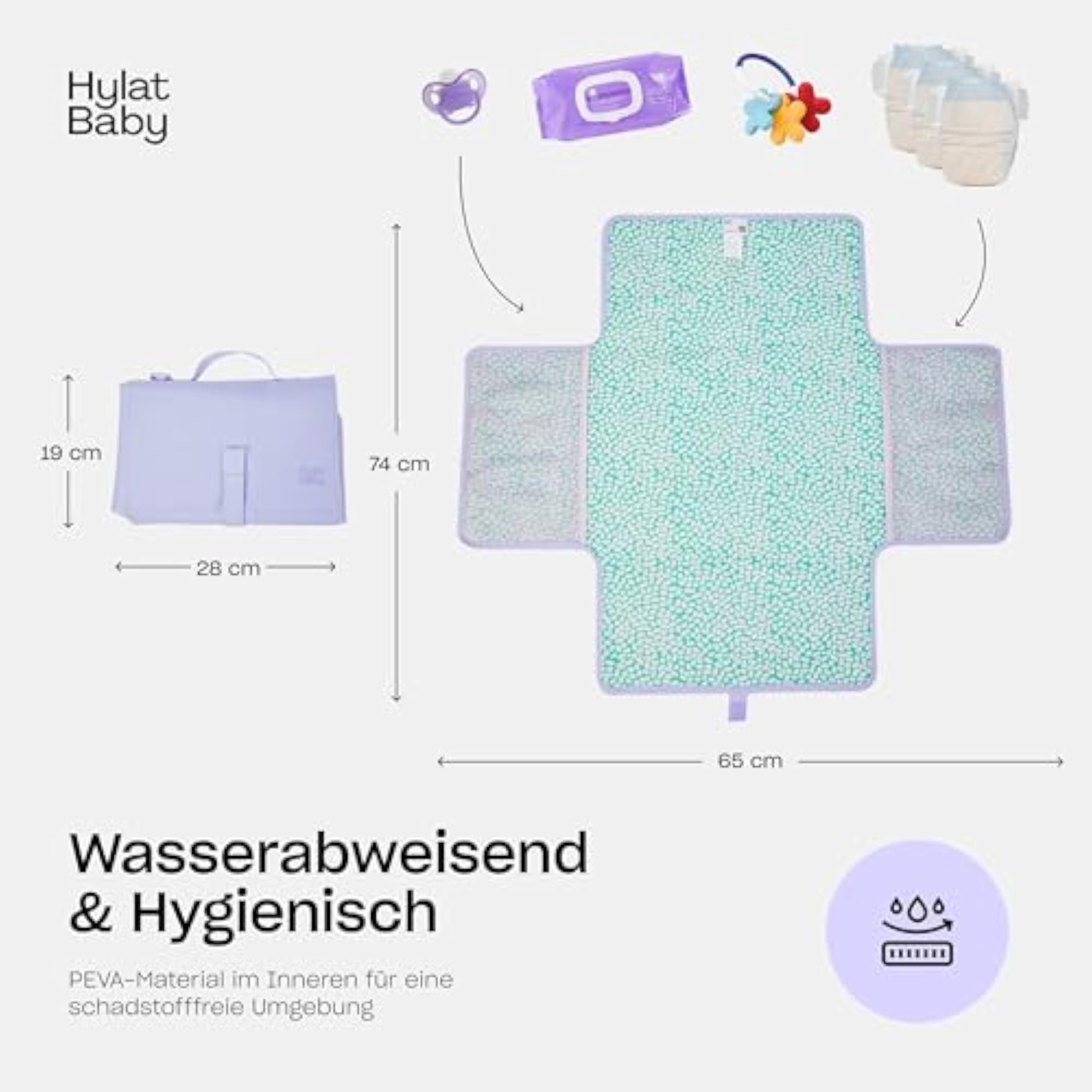 Diaper Bag with Changing Pad, Fashionable and Practical